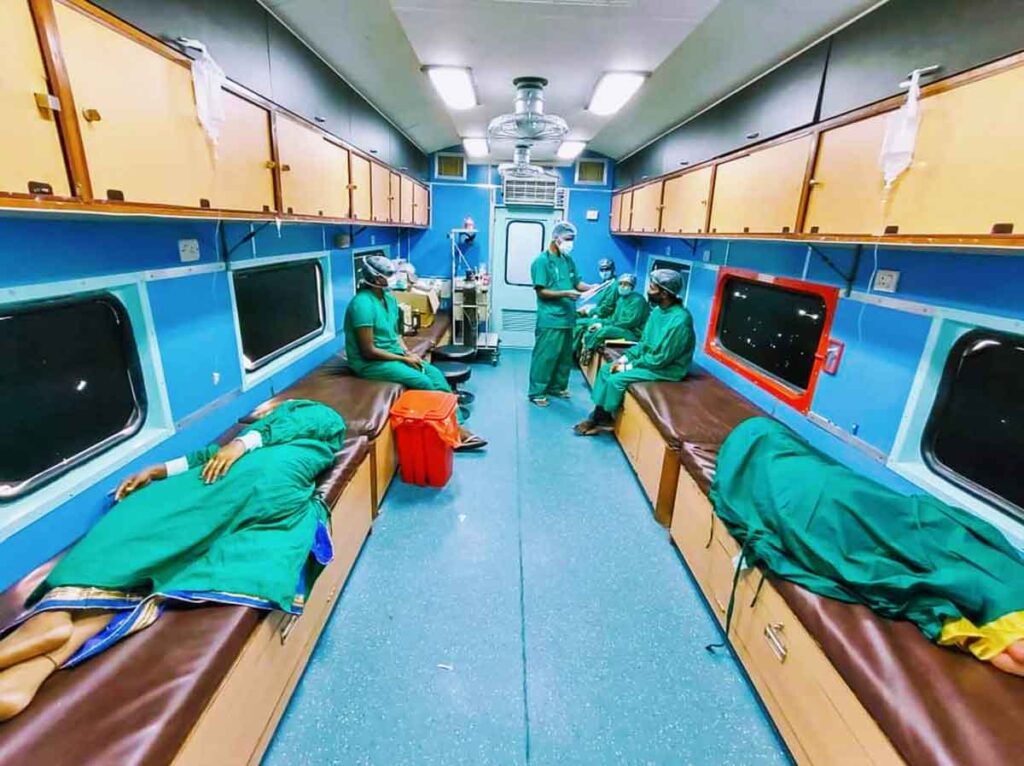 Inside Hospital Train India